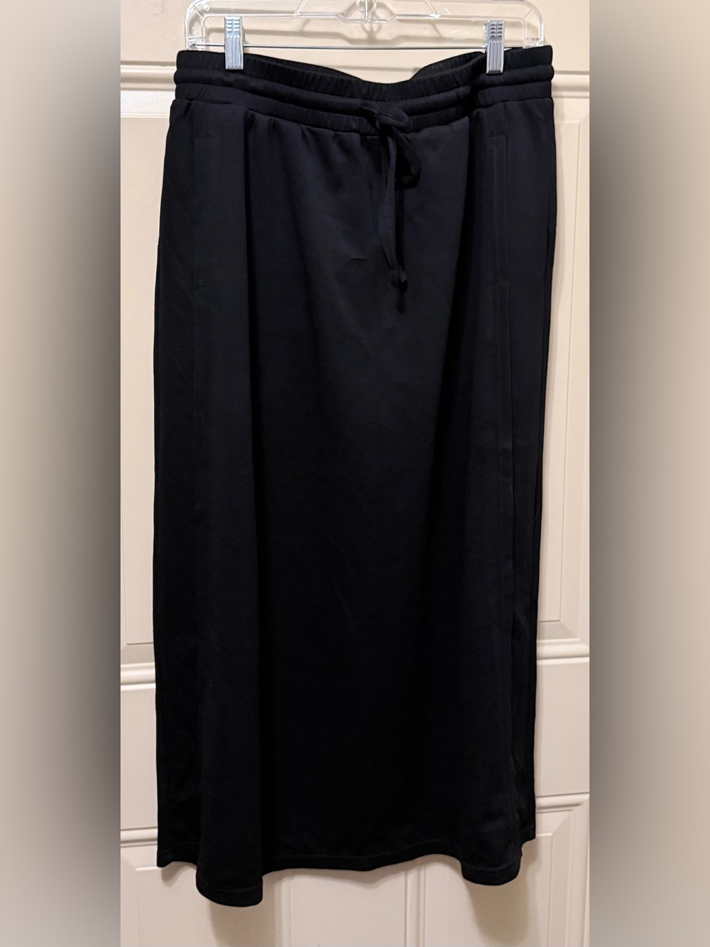 JWD Black Knit Midi Skirt Size XL